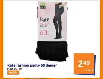 Action Kate fashion panty 60 denier aanbieding