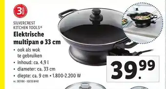 Lidl Elektrische multipan 33 cm aanbieding