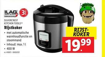 Lidl Silvercrest kitchen tools rijstkoker aanbieding