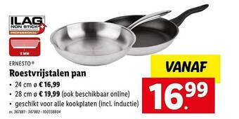 Lidl Roestvrijstalen pan aanbieding