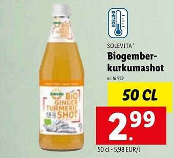 Solevita biogemberkurkumashot