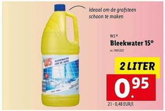 Lidl W5 bleekwater 15° aanbieding