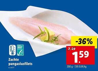 Lidl Zachte pangasiusfilets aanbieding