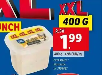 Lidl Chef select kipsalade aanbieding