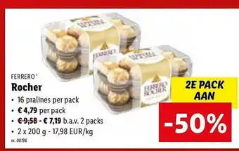 Lidl Ferrero rocher aanbieding
