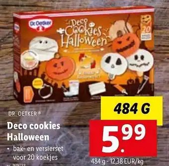 Lidl Dr. oetker deco cookies halloween aanbieding