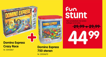 Domino Express Crazy Race + Domino Express 750 stenen