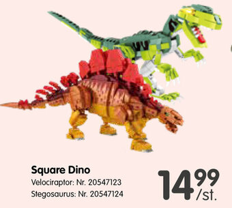 Fun Square Dino aanbieding