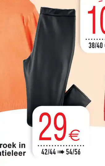 Cora Broek in Imitatieleer 42/44 - 54/56 aanbieding