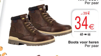 Boots voor Heren Per Paar
