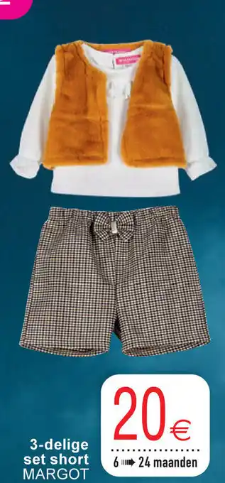 Cora 3 Delig Set Short Margot aanbieding