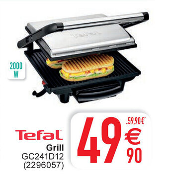 Cora Tefal Grill GC241D12 aanbieding
