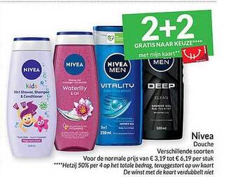 Intermarché Nivea douche aanbieding