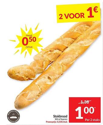 Intermarché Stokbrood aanbieding