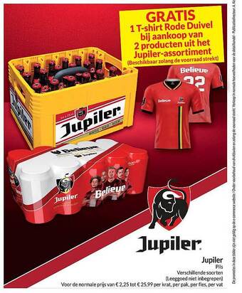 Intermarché Jupiler pils aanbieding