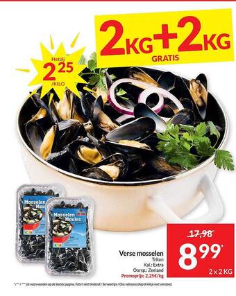 Intermarché Verse mosselen triton aanbieding