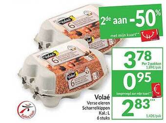 Intermarché Volaé verse eieren scharrelkippen aanbieding