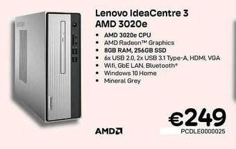 CompuDeals Lenovo ideacentre 3 amd 3020e aanbieding