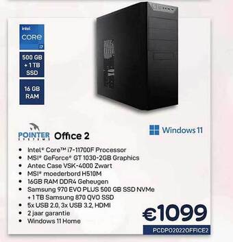 CompuDeals Pointer systems office 2 aanbieding