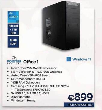 CompuDeals Pointer systems office 1 aanbieding