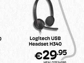 CompuDeals Logitech usb headset h340 aanbieding