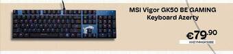CompuDeals Msi vigor gk50 be gaming keyboard azerty aanbieding