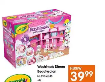 Fun Washimals dieren beautysalon aanbieding