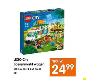 Fun Lego city boerenmarkt wagen aanbieding