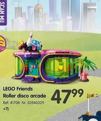 Lego friends roller disco arcade