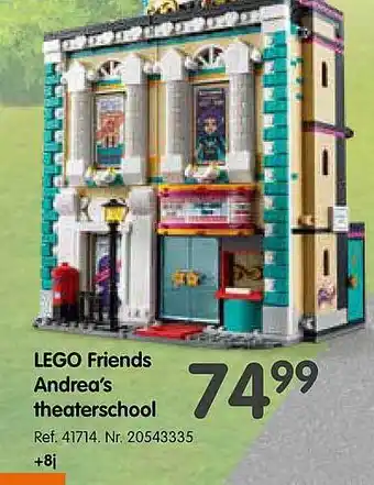 Fun Lego friends andrea's theaterschool aanbieding