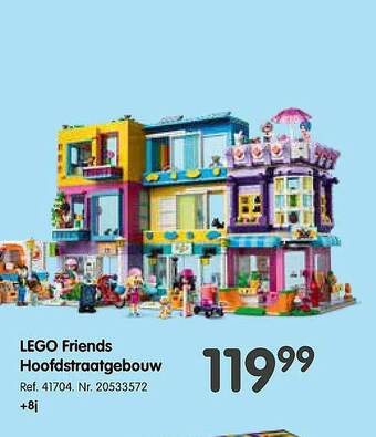 Fun Lego friends hoofdstraatgebouw aanbieding