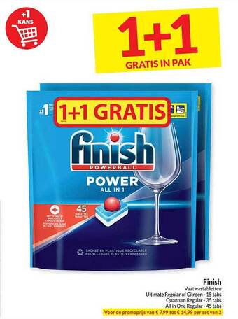 Intermarché Finish vaatwastabletten aanbieding