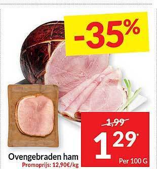 Intermarché Ovengebraden ham aanbieding
