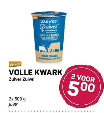 Ekoplaza Volle kwark zuiver zuivel aanbieding