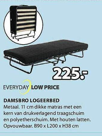 Jysk Damsbro logeerbed aanbieding