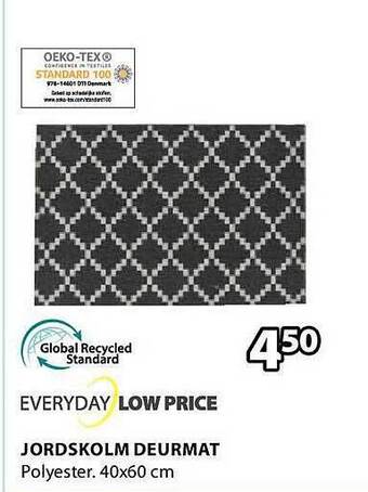 Jysk Jordskolm deurmat aanbieding