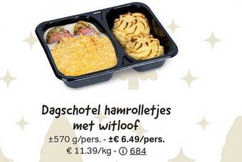 Bon Ap Dagschotel hamrolletjes met witloof aanbieding