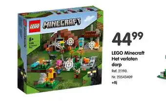 Fun Lego minecraft het verlaten dorp aanbieding