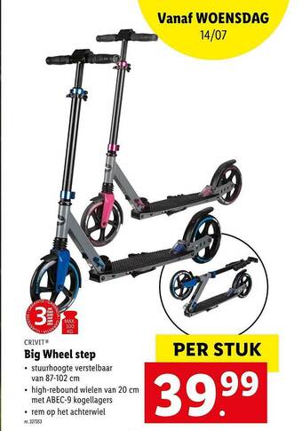 Crivit Big Wheel Step