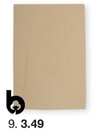 Zeeman Hoeslaken ledikant 60x120CM aanbieding