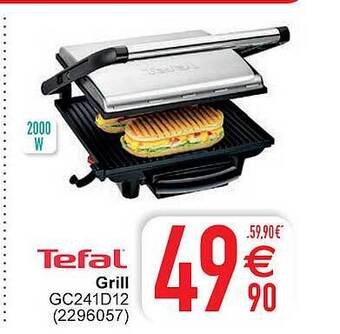 Cora Tefal grill aanbieding