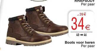Cora Boots voor heren aanbieding