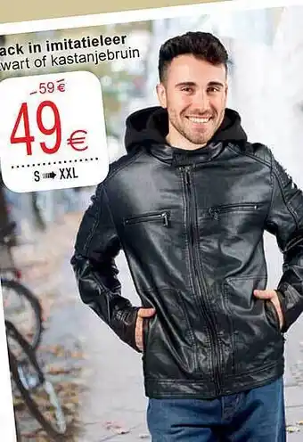 Cora Jack in imitatieleer aanbieding