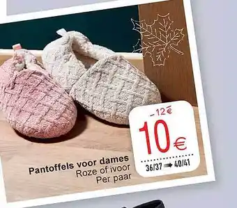 Cora Pantoffels voor dames aanbieding