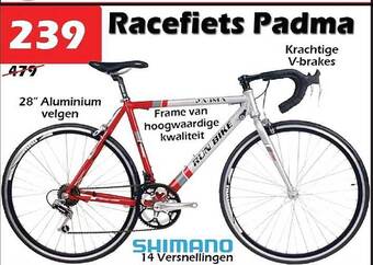 iTEK Racefiets padma aanbieding