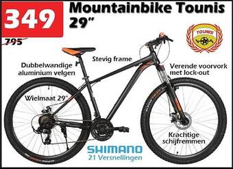 iTEK Mountainbike tounis 29 aanbieding