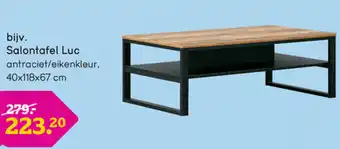 Leen Bakker Salontafel Luc 40x118x67CM aanbieding