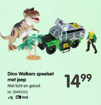 Dino Walkers speelset met jeep