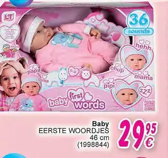 Cora Baby eerste woordjes aanbieding