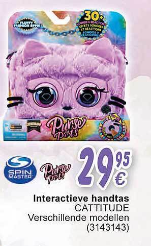 Cora Interactieve handtas cattitude aanbieding